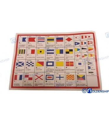 INTERNATIONAL CODE FLAG 40X60 CM