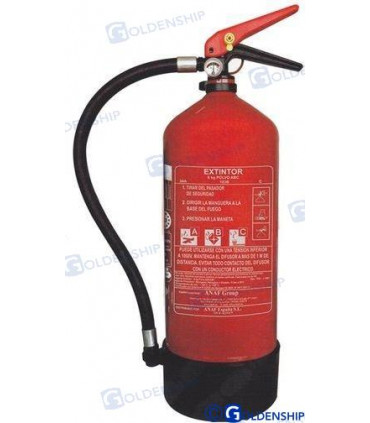 FIRE EXTINGUISHERS 6 KG.  ABC