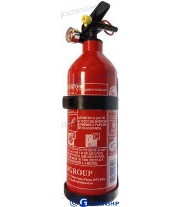 ALUM. FIRE EXTINGUISHERS 1 KG. ABC