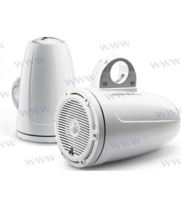 M6 7.7" Tower Coaxial Speakers  White Cl