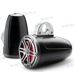 M6 7.7"TowerCoaxialSpeak LED Gunmetal Sp