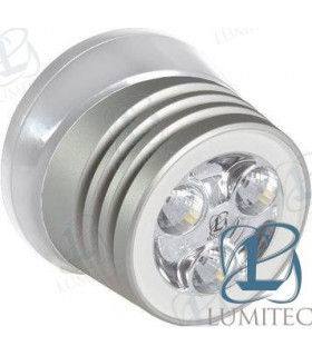 DECK LIGHT, BRUSHED, 5K WHITE, WHITE BAS