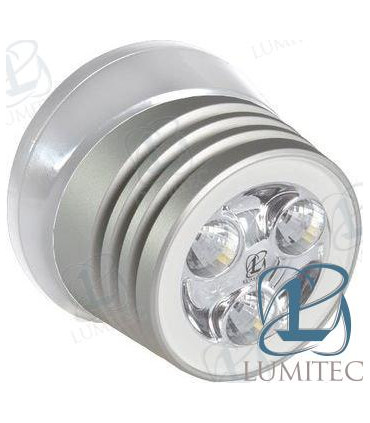 DECK LIGHT, BRUSHED, 5K WHITE, WHITE BAS