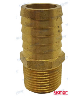 FITTING:BRASS3/4NPTX1 HOSESTRA