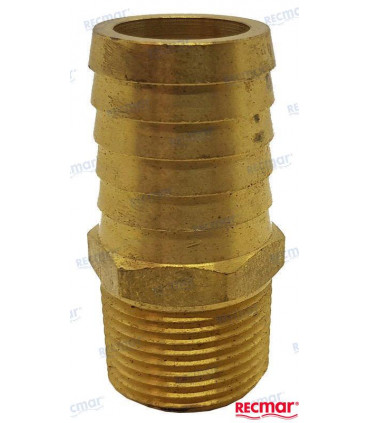 FITTING:BRASS3/4NPTX1 HOSESTRA