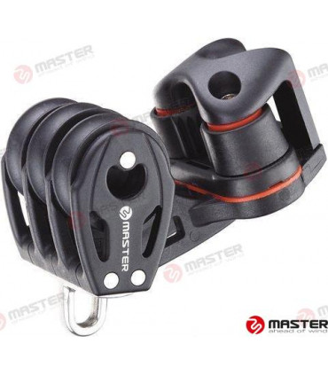 29MM TRIPLE BLOCK/ ANGLE FAIRLEAD CLEAT