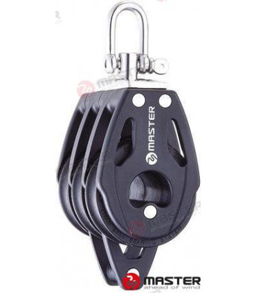 40MM TRIPLE/BECKET/SWIVEL SHACKLE BLOCK