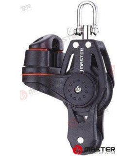 40MM SINGLE FIDDLE/ SWIVEL SHACKLE BLOCK