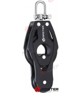 57MM SINGLE FIDDLE/ SWIVEL SHACKLE BLOCK