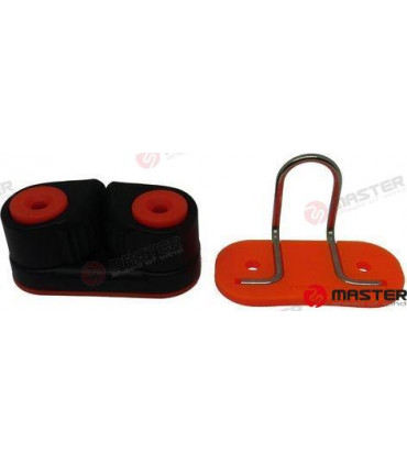 MEDIUM ALUMINUM CLEAT/WIRE FAIRLEAD