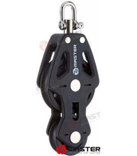 50MM SINGLE FIDDLE/ SWIVEL SHACKLE BLOCK