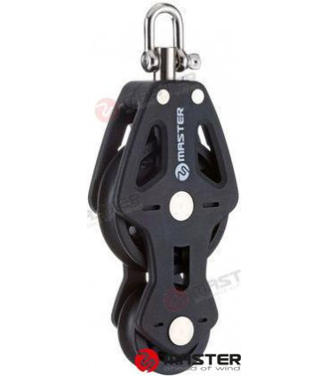 60MM SINGLE FIDDLE/ SWIVEL SHACKLE BLOCK