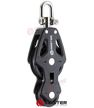 90MM SINGLE FIDDLE/ SWIVEL SHACKLE BLOCK