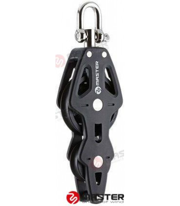 90MM SINGLE FIDDLE/BECKET/ SWIVEL SHACKL