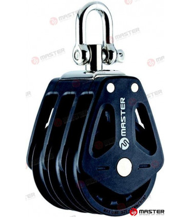 72MM TRIPLE/SWIVEL SHACKLE BLOCK