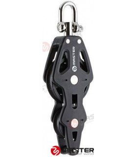 72MM SINGLE FIDDLE/BECKET/ SWIVEL SHACKL