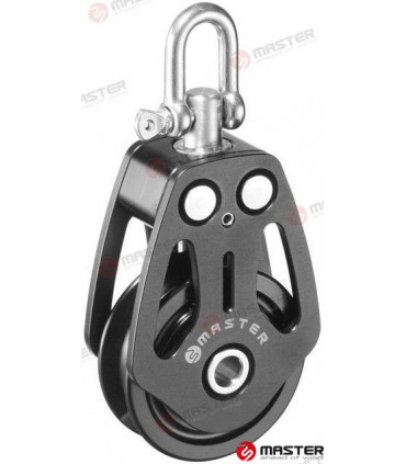 50MM ALUMINUM SINGLE BLOCK/ SWIVEL SHACK