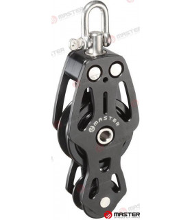 50MM ALUMINUM FIDDLE / SWIVEL SHACKLE