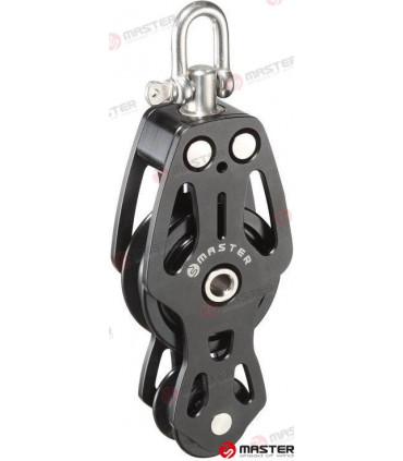 50MM ALUMINUM FIDDLE / SWIVEL SHACKLE