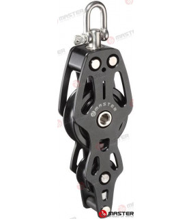 50MM ALUMINUM FIDDLE /BECKET /BLOCK/ SWI