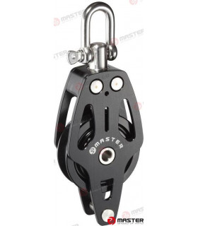 90MM ALUMINUM SINGLE /BECKET /BLOCK/ SWI