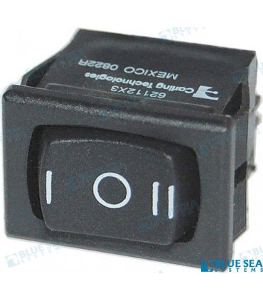 SWITCH ROCKER DPDT (ON)-OFF-(ON)