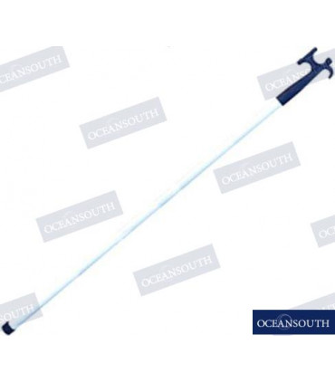 BOAT HOOK - COATED ALU WHITE - FIXED 1.8