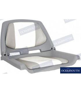 FISHERMAN SEAT FOLDING PADDED GREY/WHITE
