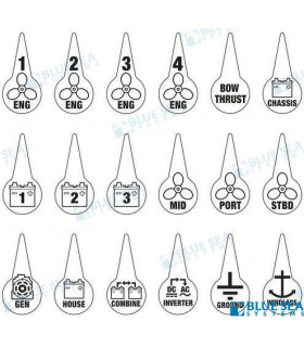 LABEL KIT BATTERY SWITCH