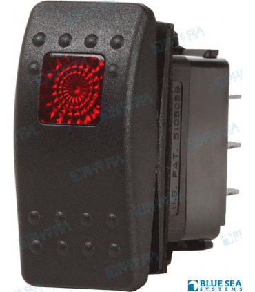 Switch  SPST Off-On Black