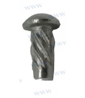 RIVET  SEMICIRCLE 2X5