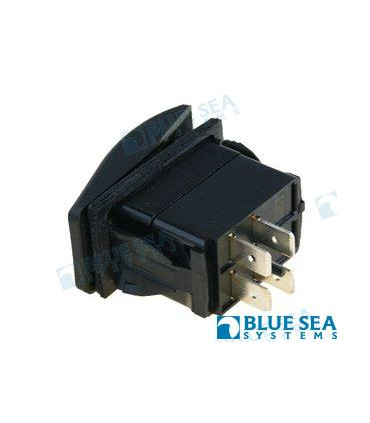 Switch  DPST Off-(On) Black