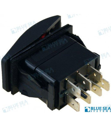 Switch  DPDT On-Off-On Black