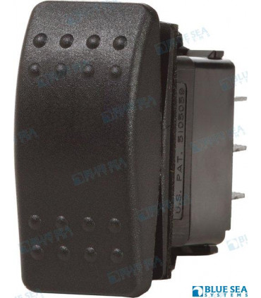 Switch  DPDT (On)-Off-(On) Black