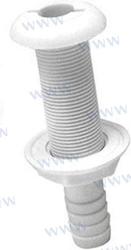1" THRU HULL SCUPPER- STRAIGHT