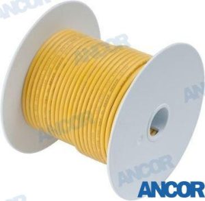 100'  Tinned Copper Wire 8 AWG (8mm²) Ye