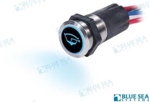 10A PUSH BUTTON LED RING SWITCH OFF-ON (