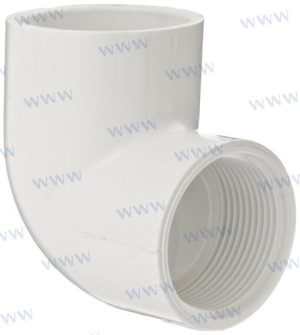 3.50" X 90 Deg Elbow (White)