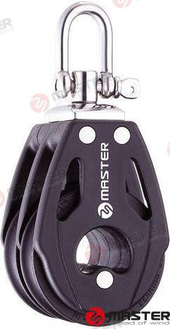 40MM DOUBLE/SWIVEL SHACKLE BLOCK