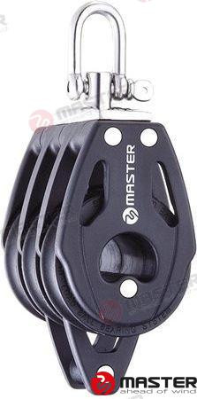 40MM TRIPLE/BECKET/SWIVEL SHACKLE BLOCK
