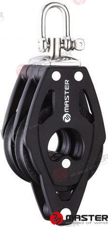 57MM DOUBLE/BECKET/SWIVEL SHACKLE BLOCK