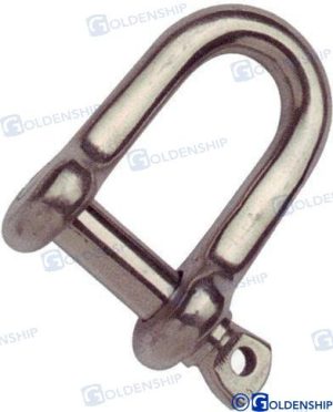 D SHACKLE, SCREW PIN 6 mm (2)