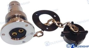 DECK CONNECTOR PLASTIC CAP 3A 2P
