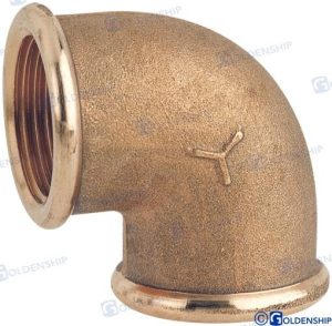 ELBOW 90º F.F. 1/2'' BRASS CR