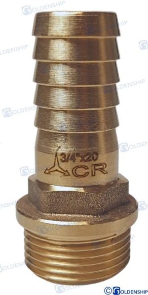 HOSE TAIL 3/4'' x 20 M. BRASS CR