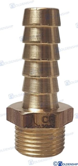 HOSE TAIL 3/8'' x 12 M. BRASS CR