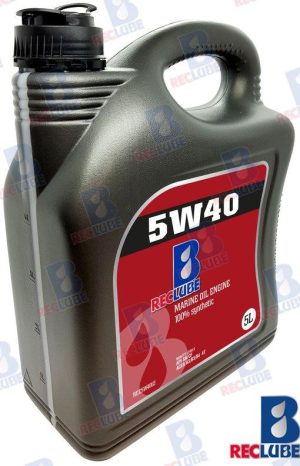 MARINE ENGINE OIL 100% SYNT. 5W40-5L x3