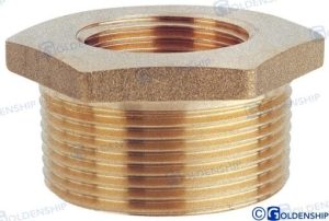 REDUCING BUSH 2'' x 1''1/4  M.F. BRASS C