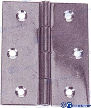 SS. DOOR HINGE 0.6 MM 50*60 MM (PACK2)