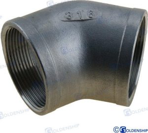 STREET ELBOW BANDED AISI 316 1"